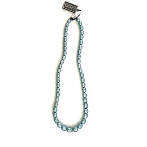 Vintage Honora 6-9mm Blue Green Cultured Pearl Sterling Silver 18” Necklace *NWT